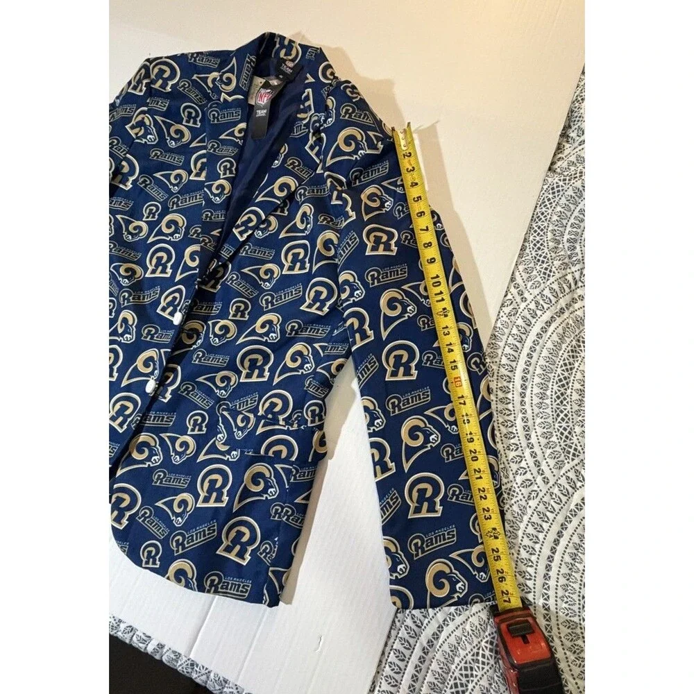 NWT NFL Team Apparel Los Angeles Rams Blazer Sport Coat Jacket Size 46 L